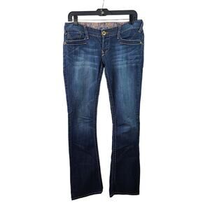 Lucky Brand Button Fly Blue Jeans Meggie Grace Bootcut Low Rise 6 28